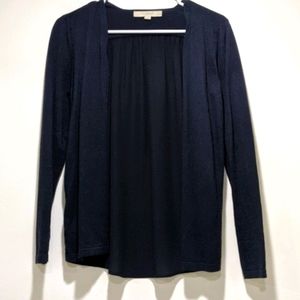 Blue cardigan